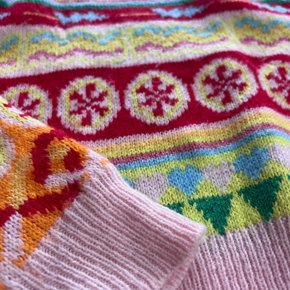 Crewcuts Multicolor Patterned Holiday Sweater - Picture 3 of 4